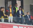 Dan Șucu, Anghel Iordănescu, Răzvan Burleanu, Mirel Rădoi și Viorel Moldovan, la România - Lituania, foto: Raed Krishan (GSP)