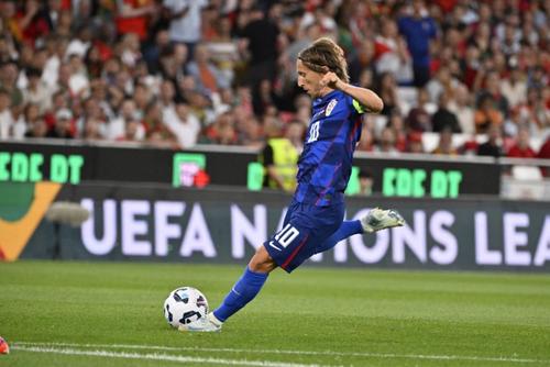 Execuția splendidă de la 18 metri a lui Luka Modric / Foto: X CentreMadrid