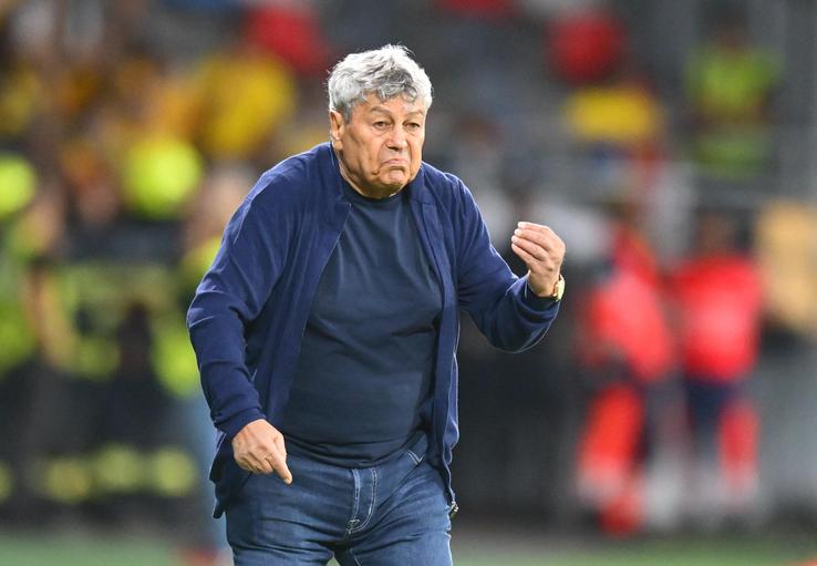 Mircea Lucescu, în România - Lituania/ foto Raed Krishan (GSP)