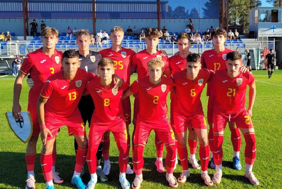 România U19 a defilat în cel de-al doilea amical din Finlanda / Sursă foto: frf.ro Naționala U19 și-a descărcat nervii după scandalul din week-end! Victorie zdrobitoare în fața Finlandei + Pe cine a mizat Ion Marin