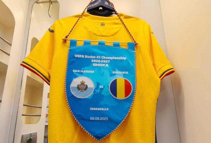 San Marino U21 - România U21, imagini din vestiar / Sursă foto: frf.ro