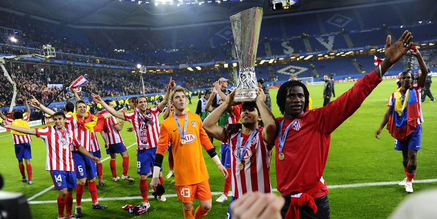 Ibrahima Balde (dreapta) a cucerit Europa League, alături de Atletico Madrid // foto: Imago Zouma nu e primul » Topul jucătorilor cu CV-uri uriașe care au trecut prin Superliga: multe decepții, doar UNUL s-a relansat!