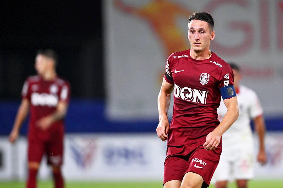 Alin Fică, în tricoul CFR-ului // foto: Imago Images Mutare importantă la CFR Cluj! A bătut palma cu Nelu Varga și a semnat