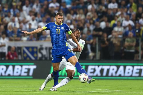 Dzeko și Alaba în Bosnia - Austria/ foto: Imago Images