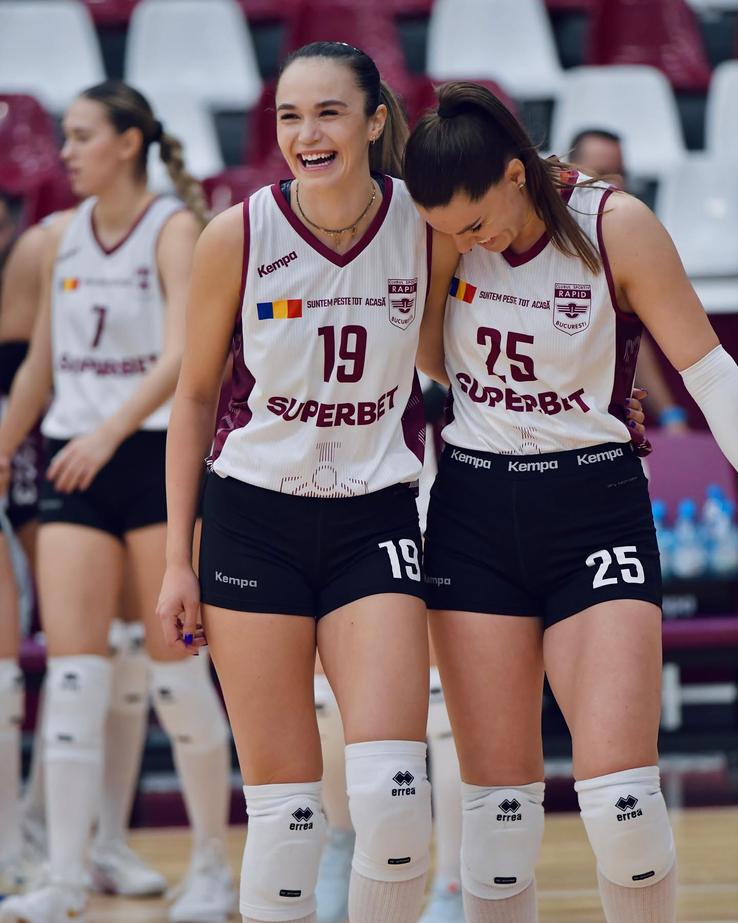 Larisa Vasilică, jucătoarea de volei a celor de la Rapid. Foto: Instagram
