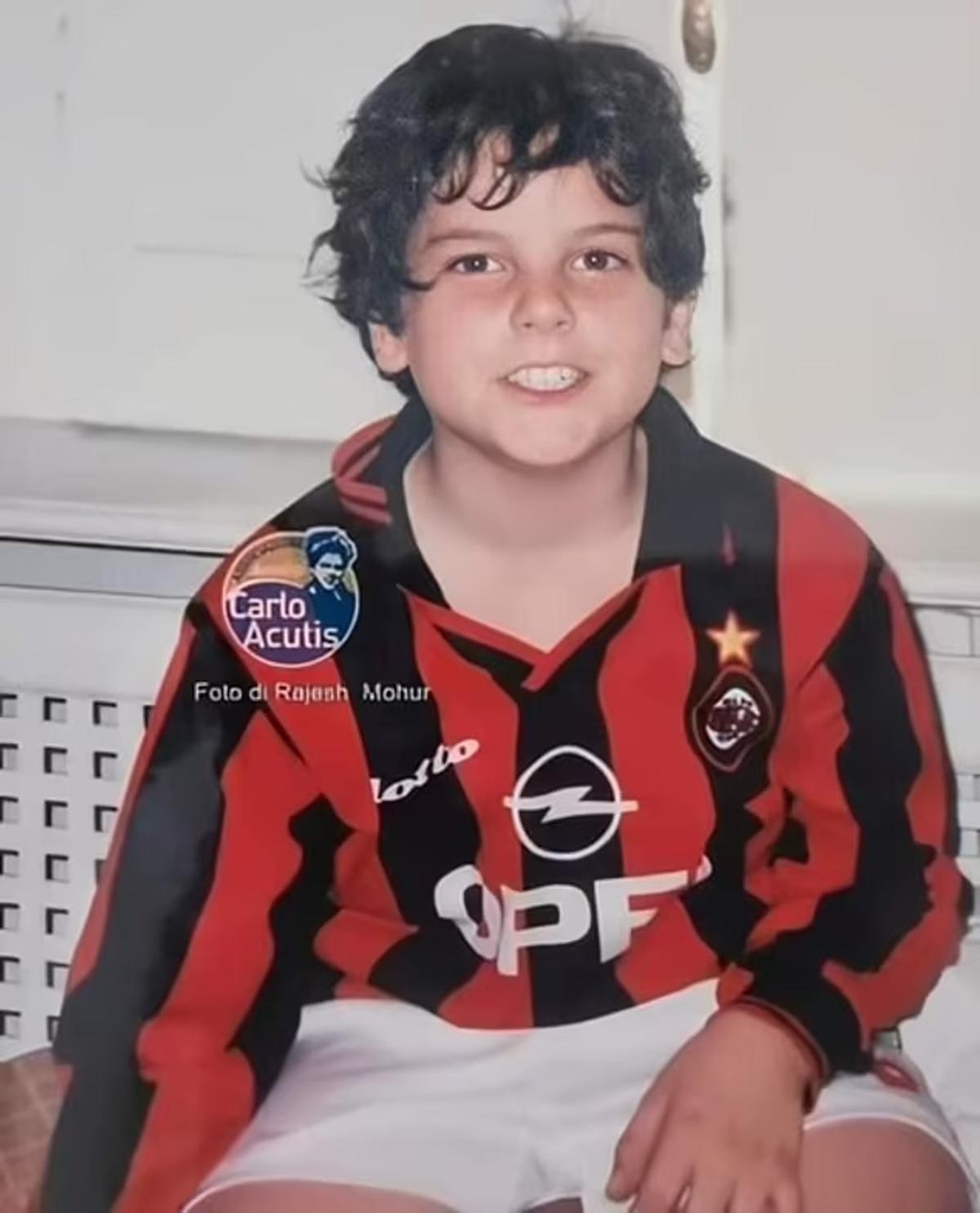 Carlo Acutis, primul primul sfânt al generației milenialilor, iubitor de fotbal și suporter AC Milan