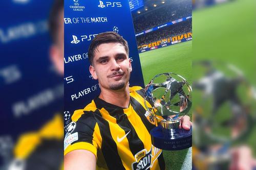 Răzvan Marin, omul meciului în AEK Atena - LASK/ FOTO: Instagram @aekfc_offcial