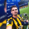 Răzvan Marin, omul meciului în AEK Atena - LASK/ FOTO: Instagram @aekfc_offcial