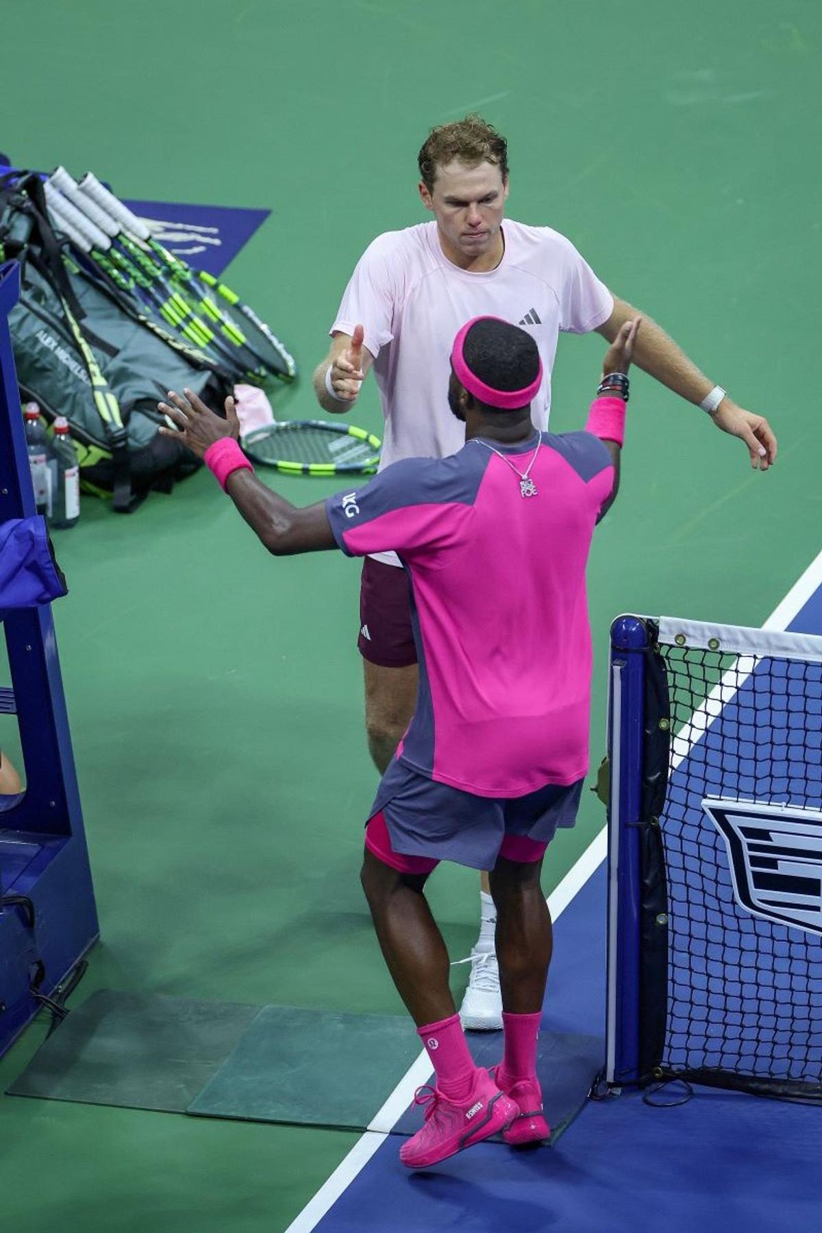 Moment emoționant la finalul partidei Tiafoe-Michelsen, iar numărul 3 WTA a plâns în vestiar urmărind scena