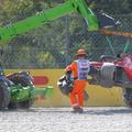 Așa arăta monopostul lui Charles Leclerc după accidentul din Monza / foto: Guliver/gettyimages