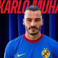 FCSB l-a prezentat oficial pe Karlo Muhar / Foto: Instagram FCSB