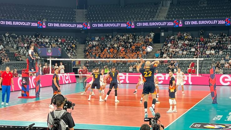 România - Letonia, primul meci de la EuroVolley 2026/Foto: David Istrate (GSP.ro)