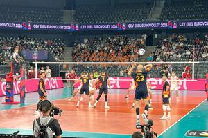România - Letonia, primul meci de la Campionatul European, la Cluj » Tricolorii pierd setul întâi