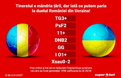 Ucraina – România la tineret: SuperCotele care acompaniază echipa lui Mutu spre EURO
