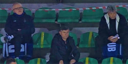 Mircea Lucescu a asistat la meciul dintre Ucraina U21 și România U21