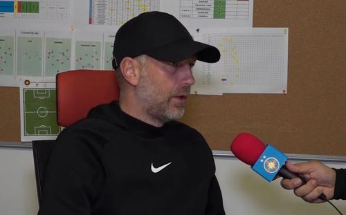 Edi Iordănescu, antrenorul celor de la FCSB, salută revenirea lui Florin Tănase. Capitanul roș-albaștrilor a marcat azi în amicalul cu Astra, 2-0.