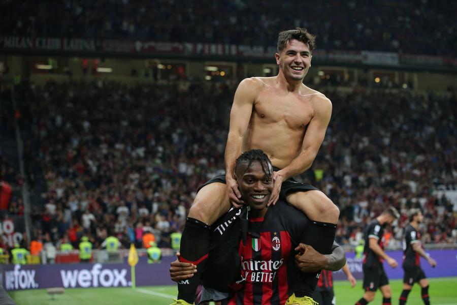 Brahim Diaz și Rafael Leao, Foto: Imago Images Brahim Diaz, ca Messi, în AC Milan - Juventus! Și golul, și sărbătoarea golului: „Am visat să trăiesc un asemenea moment”