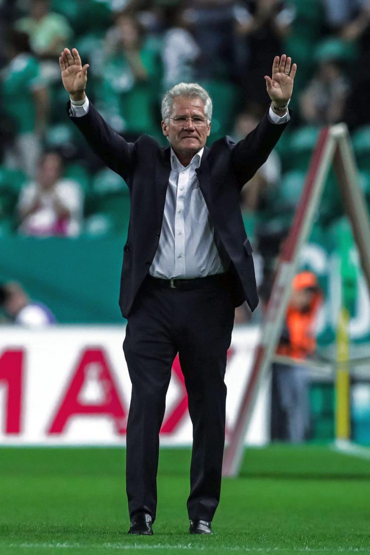Ladislau Boloni, omagiat de Sporting, la Lisabona (foto: Imago)