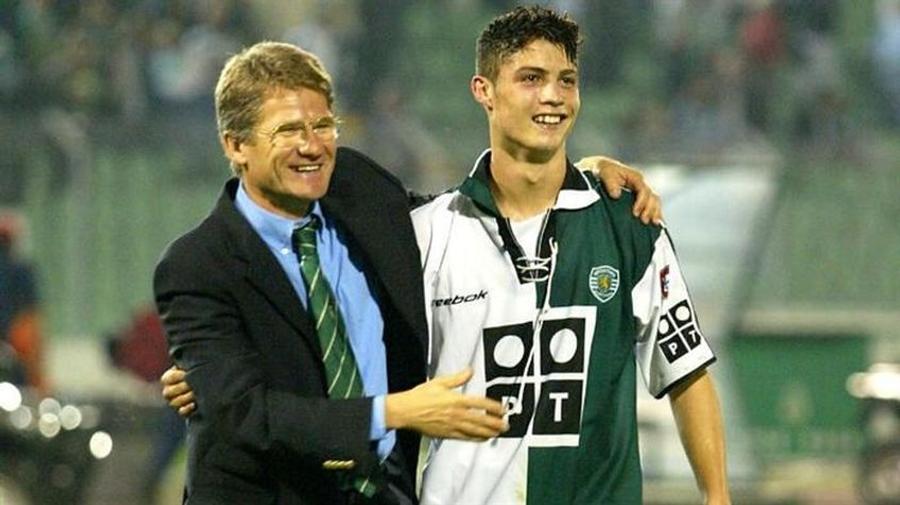 Ladislau Boloni alături de Cristiano Ronaldo, la Sporting (foto: Arhiva GSP) „Cine se aștepta ca un copil de 18 ani să cucerească lumea?” » Ladislau Boloni privește cu uimire noua bornă atinsă de Cristiano Ronaldo