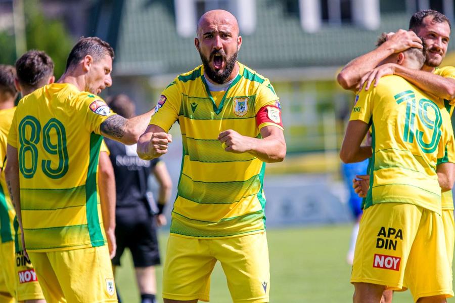 Argeșenii țintesc revenirea în prima ligă / Sursă foto: facebook.com/csmioveni.ro/ Specialista „barajelor”, pregătită să facă surpriza cu echipa din Superligă: „Foarte mulți ne cântau prohodul. Uitați atuul nostru!”