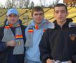 Cristian Cațan (primul din stânga), alături de George Simion (primul din dreapta) la un meci al naționalei din 2007 / Sursă foto: Facebook