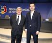 Joan Laporta, la sediul FRF/ foto FRF.ro