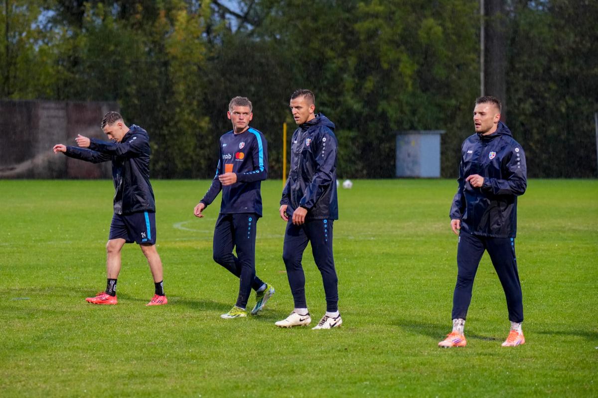 Antrenamentul oficial al Moldovei înaintea amicalului cu România