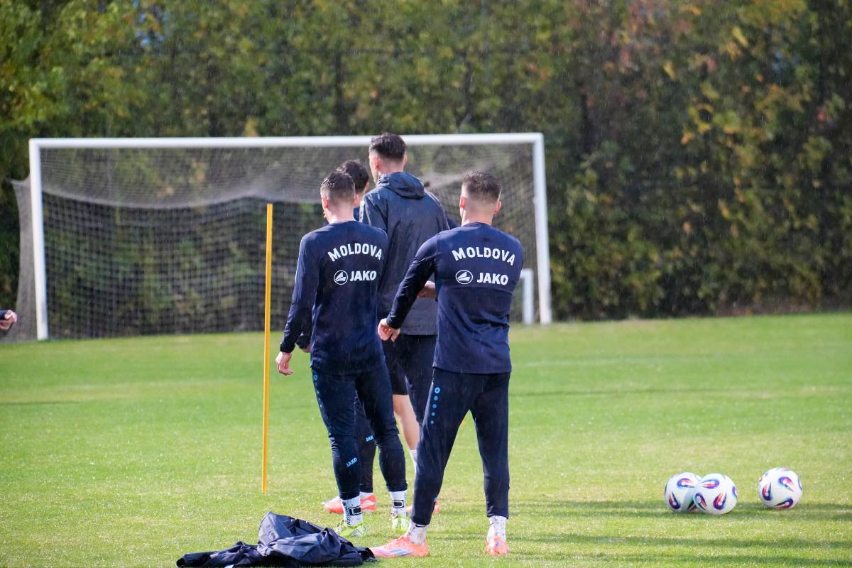 Antrenamentul oficial al Moldovei înaintea amicalului cu România