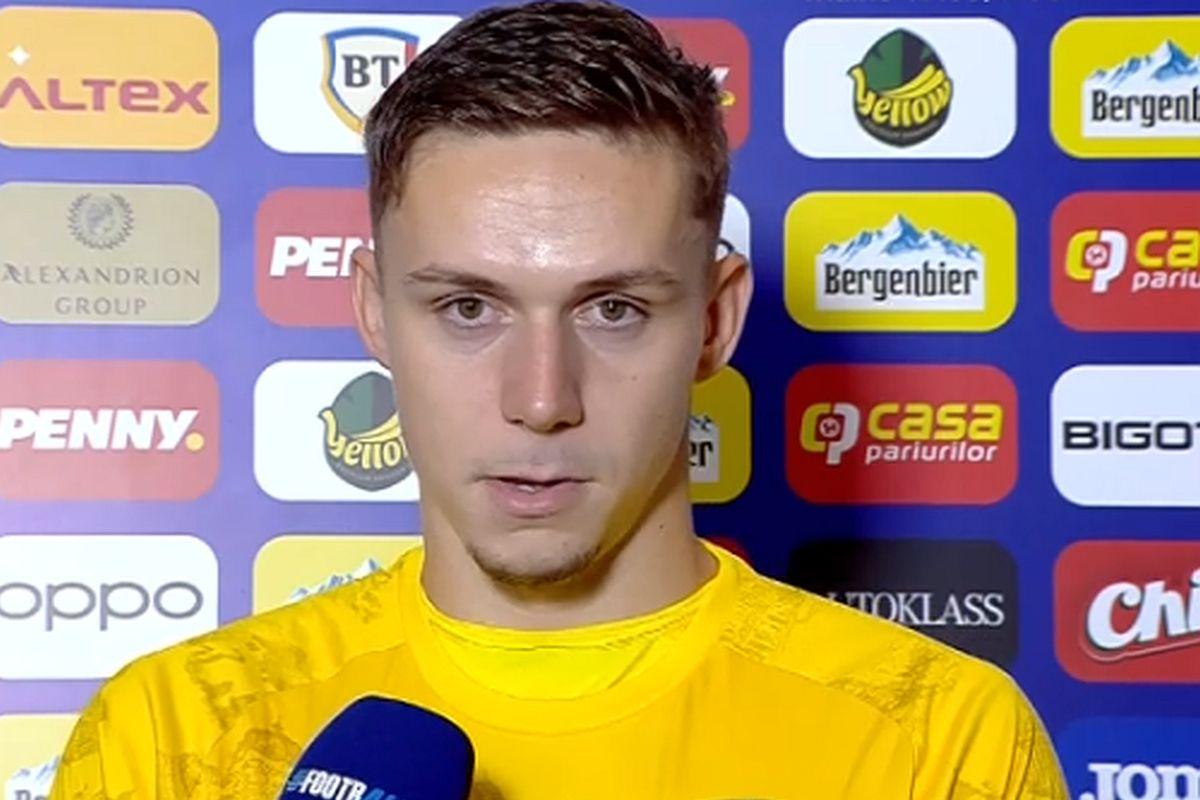 Louis Munteanu a reușit primul lui gol la echipa națională: „Când toată lumea spune că o să pleci...”