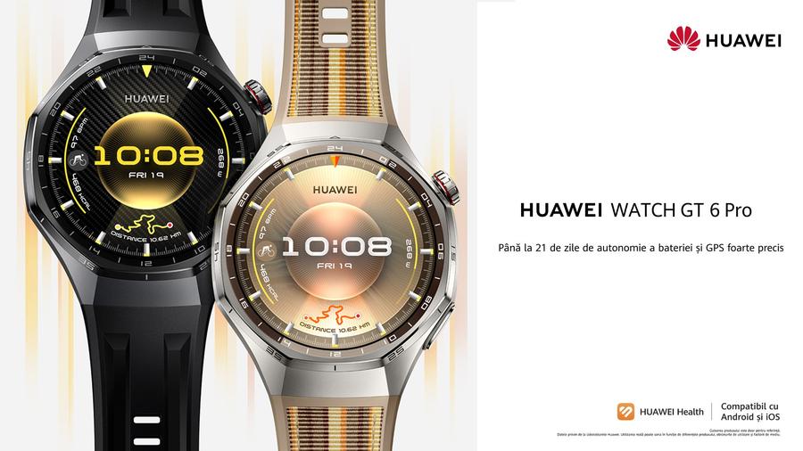 Campionul la escaladă, Darius Râpă, își duce performanțele la următorul nivel cu noul HUAWEI WATCH GT 6 PRO: „modurile de antrenament avansate mă ajută să-mi urmăresc progresul atât în antrenamentele din sală, cât și în aer liber”.