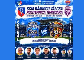 Florin Prunea, Gabriel Tamaș, Marius Niculae, Eugen Trică și Gabriel Torje vin la Râmnicu Vâlcea!