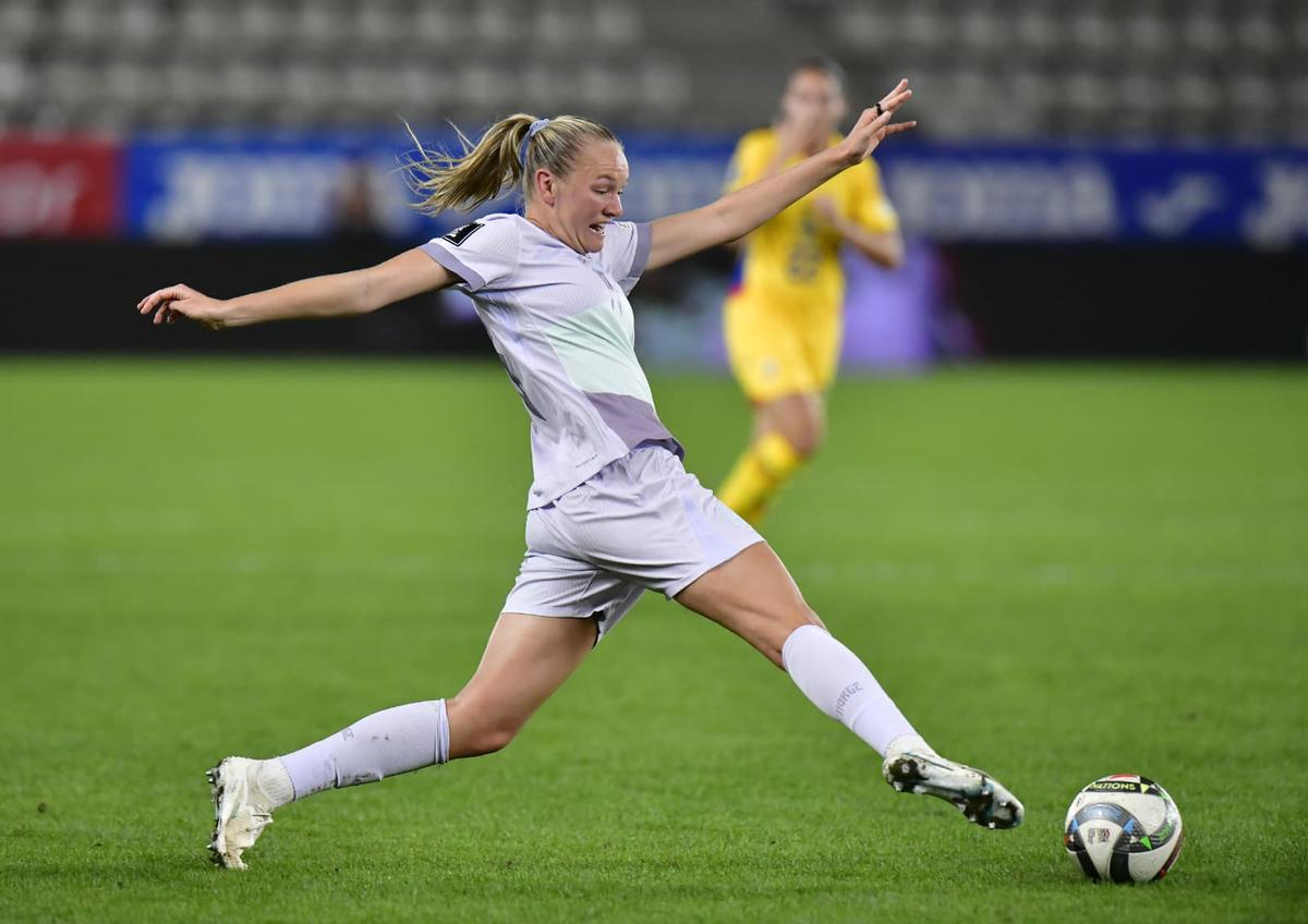 România a fost învinsă de Norvegia, scor 0-2, în prima rundă de play-off pentru Campionatul Mondial feminin
