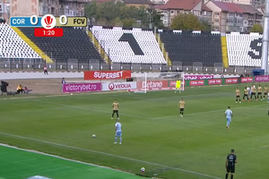 Corvinul - FC Voluntari, în etapa #11 din Superligă » GOL din penalty în minutul 6