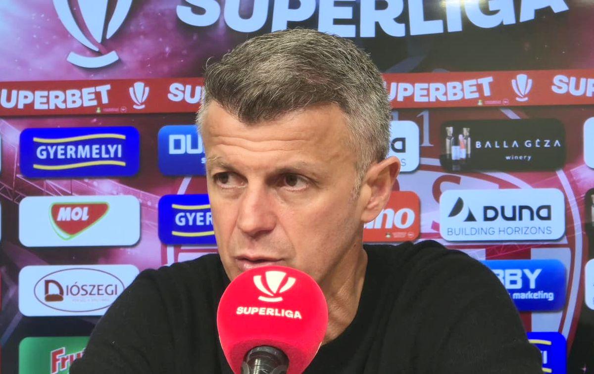 Ovidiu Burcă a lăudat un adversar în conferința de presă: „Efectiv, Dinamo are un jucător în plus!”