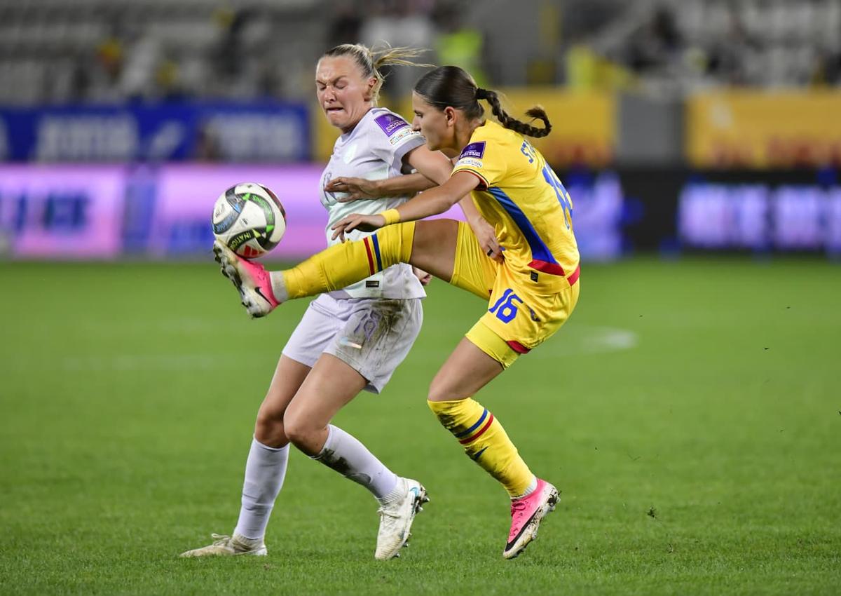 România a fost învinsă de Norvegia, scor 0-2, în prima rundă de play-off pentru Campionatul Mondial feminin