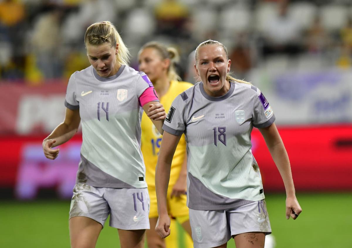 România a fost învinsă de Norvegia, scor 0-2, în prima rundă de play-off pentru Campionatul Mondial feminin
