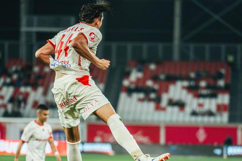 Pascual, gol în Sepsi - Dinamo / FOTO: Facebook @DinamoBucurestiOfficial