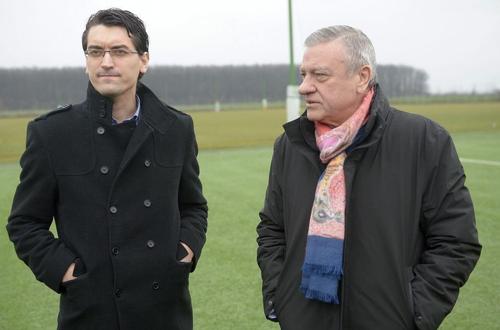 Răzvan Burleanu și Mircea Sandu, în 2014
