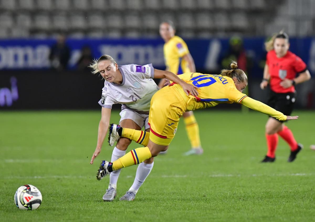 România a fost învinsă de Norvegia, scor 0-2, în prima rundă de play-off pentru Campionatul Mondial feminin