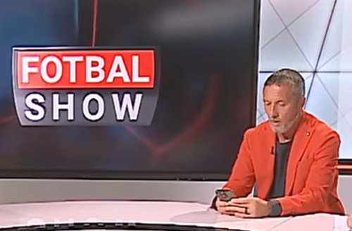 Mihai Stoica a citit în direct mesajele primite de la Marius Baciu și l-a contrazis la TV // foto: captură Prima Sport