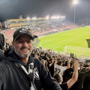 Cristi Dulca, prezent în galeria lui U Cluj la meciul cu CFR // foto: instagram @dulca.cristian