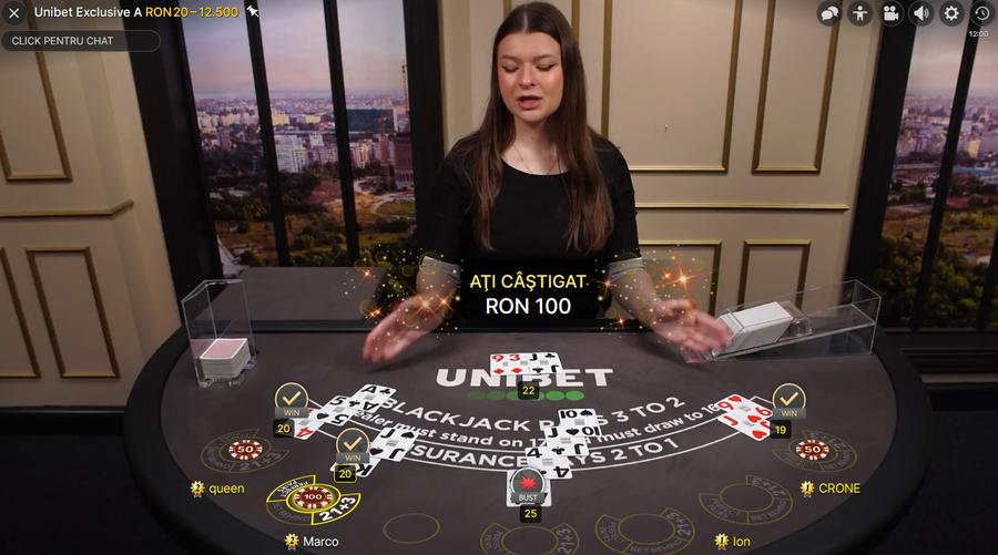 Unibet Casino, o destinație perfectă pentru jucătorii de blackjack