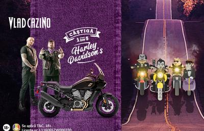 Câștigă o motocicletă Harley Davidson în noiembrie la Vlad Cazino!