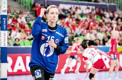 Katrine Lunde, portarul norvegian în vârstă de 42 de ani, foto: Imago