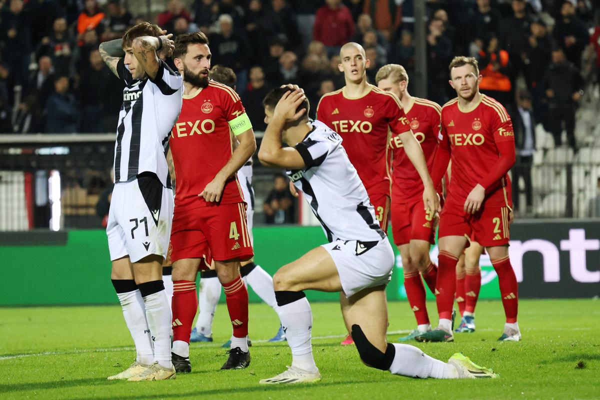 PAOK Salonic - Aberdeen, remiză în Conference League