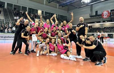 Alba Blaj a pornit cu dreptul în grupele Ligii Campionilor » Victorie spectaculoasă în fața campioanei Poloniei + „Setul al treilea a fost cheia”