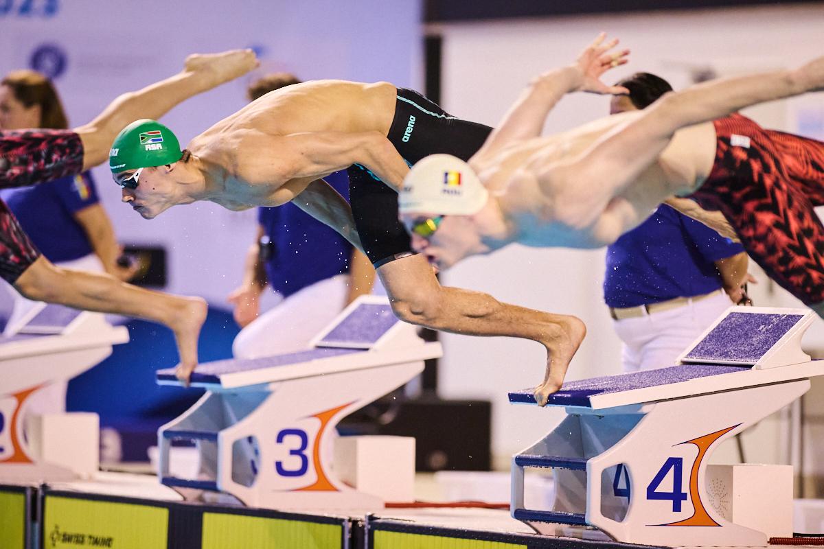 David Popovici, primul loc în finala de la 100 m liber la Campionatele Naționale în bazin scurt. E din nou campion național!