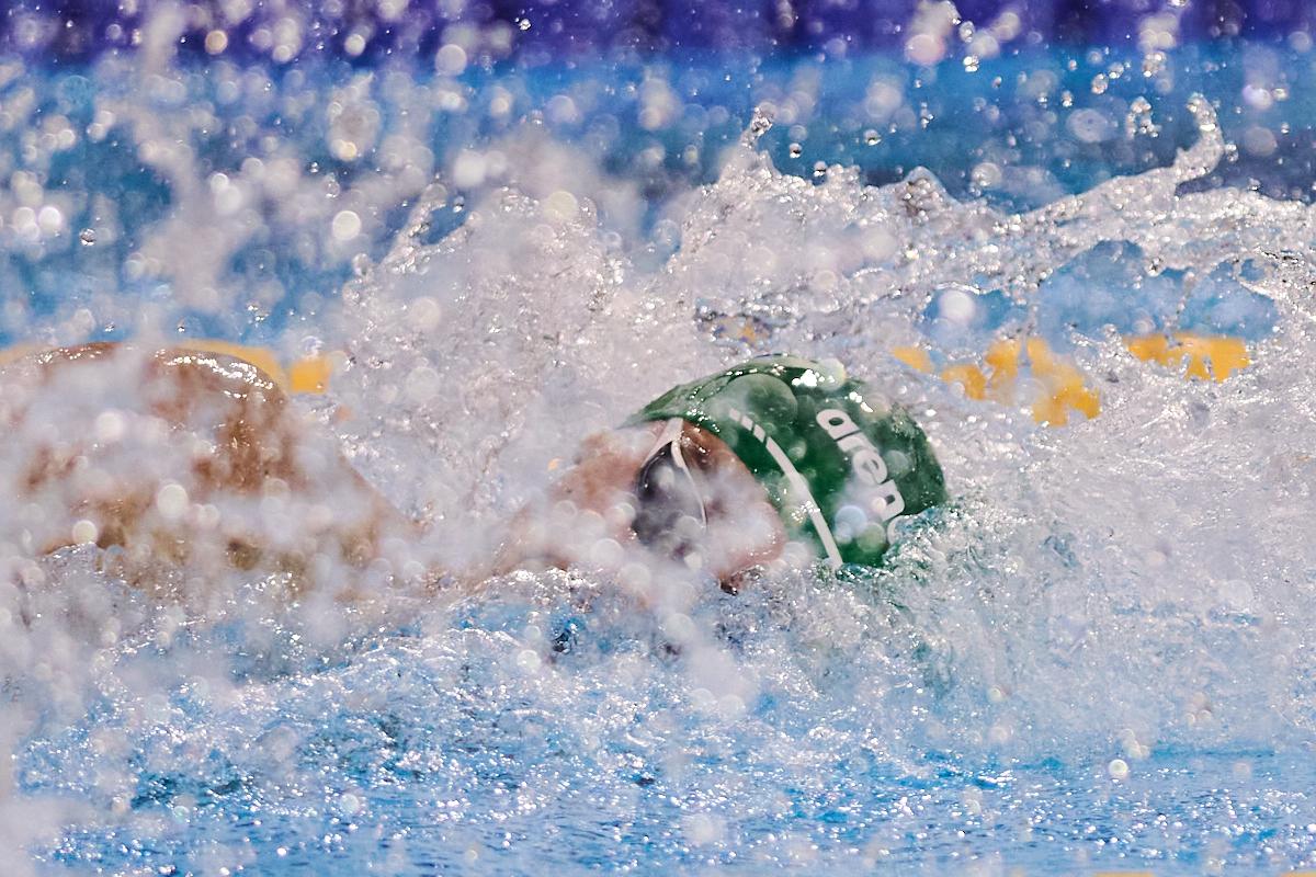 FOTO David Popovici, primul loc în finala de la 100m liber la Campionatele Naționale în bazin scurt