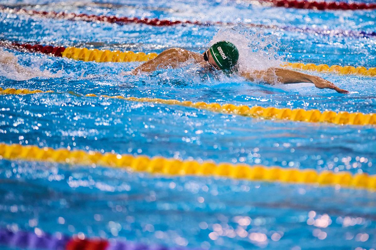 FOTO David Popovici, primul loc în finala de la 100m liber la Campionatele Naționale în bazin scurt