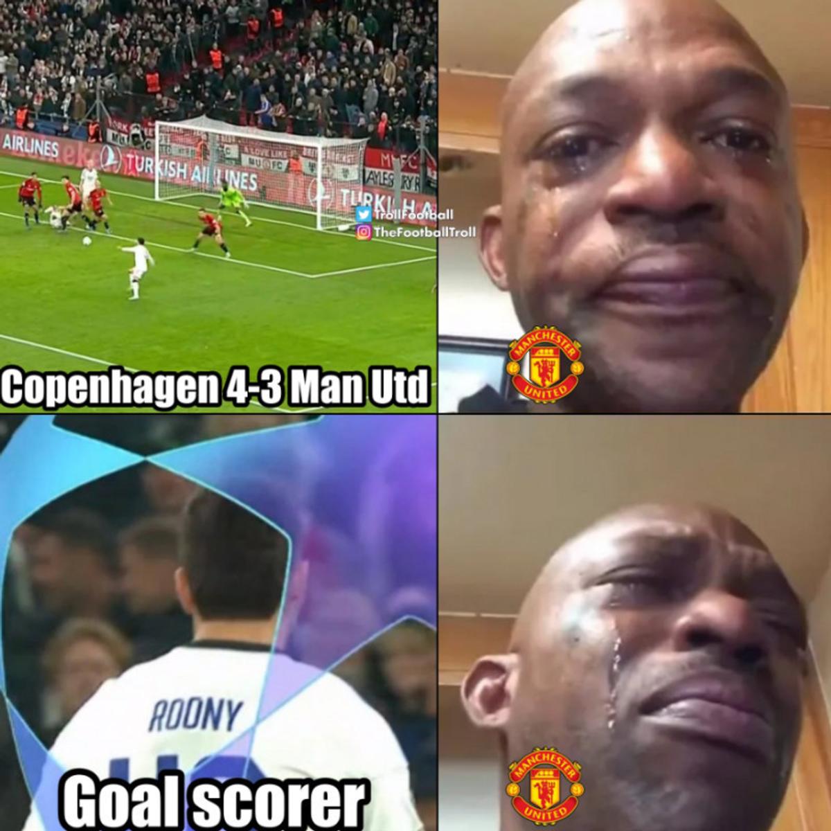 Internetul a „erupt” » Cele mai tari glume după ce United a ajuns ultima în grupa de UCL